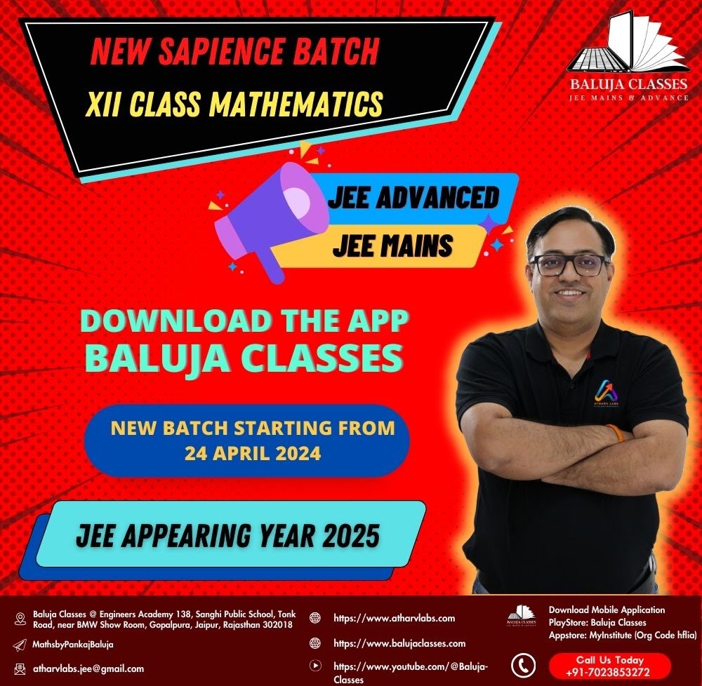 New sapience batch 12th class mathematics
